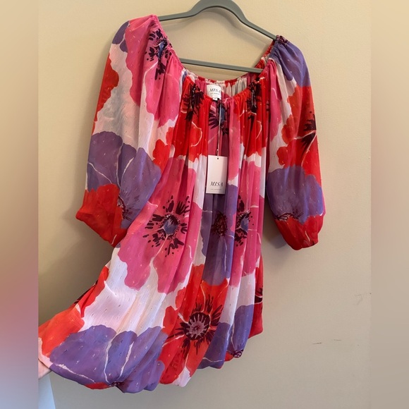 NWT.  Misa Los Angeles mini dress 
Size small but fits larger - Picture 1 of 8
